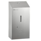 Bezdotykowy automatyczny dozownik mydła w płynie MERIDA STELLA AUTOMATIC Anti-FingerPrint, pojemność zbiornika 1000 ml, stal matowa z powłoką AFP