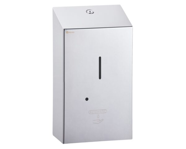 Bezdotykowy automatyczny dozownik mydła w pianie MERIDA STELLA AUTOMATIC na jednorazowe wkłady 1000 g, stal polerowana Bezdotykowy automatyczny dozownik mydła w pianie MERIDA STELLA AUTOMATIC na jednorazowe wkłady 1000 g, stal polerowana