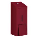 Dozownik mydła w płynie MERIDA STELLA RED LINE MAXI, pojemność zbiornika 800 ml, czerwony