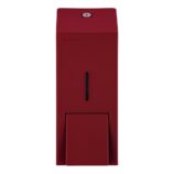 Dozownik mydła w płynie MERIDA STELLA RED LINE MAXI, pojemność zbiornika 800 ml, czerwony