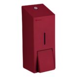 Dozownik mydła w płynie MERIDA STELLA RED LINE MAXI, pojemność zbiornika 800 ml, czerwony