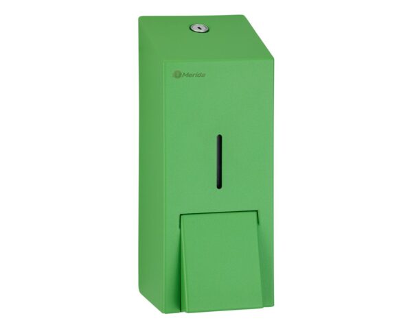 Dozownik mydła w płynie MERIDA STELLA GREEN LINE MAXI, pojemność zbiornika 800 ml, zielony Dozownik mydła w płynie MERIDA STELLA GREEN LINE MAXI, pojemność zbiornika 800 ml, zielony
