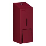 Dozownik płynu dezynfekcyjnego w sprayu MERIDA STELLA RED LINE, pojemność wkładów 1000 ml , czerwony