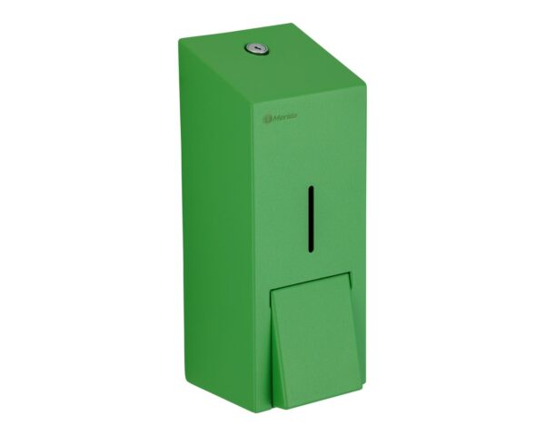 Dozownik płynu dezynfekcyjnego w sprayu MERIDA STELLA GREEN LINE, pojemność wkładów 1000 ml , zielony Dozownik płynu dezynfekcyjnego w sprayu MERIDA STELLA GREEN LINE, pojemność wkładów 1000 ml , zielony