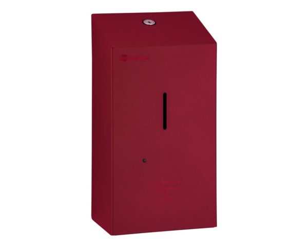 Bezdotykowy automatyczny dozownik mydła w pianie MERIDA STELLA AUTOMATIC RED LINE na jednorazowe wkłady 1000 g, czerwony Bezdotykowy automatyczny dozownik mydła w pianie MERIDA STELLA AUTOMATIC RED LINE na jednorazowe wkłady 1000 g, czerwony