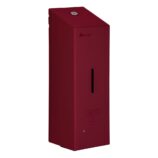 Bezdotykowy automatyczny dozownik mydła w pianie MERIDA STELLA AUTOMATIC SLIM RED LINE na jednorazowe wkłady 800 ml, czerwony