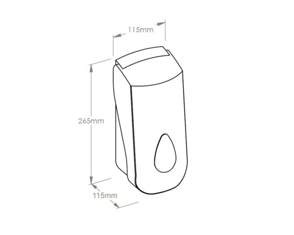 Dozownik mydła w pianie MERIDA UNIQUE JOY LINE Dozownik mydła w pianie MERIDA UNIQUE JOY LINE