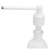 Dozownik mydła w płynie blatowy WALEC, pojemność zbiornika 1000 ml, biały