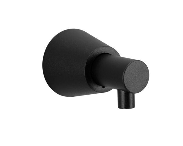 Dozownik mydła w płynie ścienny, STOŻEK, czarny Dozownik mydła w płynie ścienny, STOŻEK, czarny