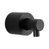 Dozownik mydła w płynie ścienny WALEC, czarny