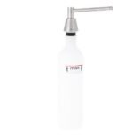 Dozownik mydła w płynie blatowy STOŻEK, pojemność zbiornika 1000 ml, matowy