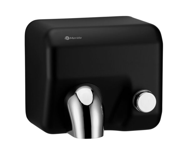 Suszarka do rąk MERIDA STARFLOW PLUS z przyciskiem, czarna z powłoką AFP
