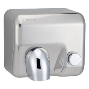 Suszarka do rąk MERIDA STARFLOW PLUS z przyciskiem, stal polerowana z powłoką AFP