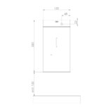 Bezdotykowy automatyczny dozownik mydła w pianie MERIDA STELLA AUTOMATIC RED LINE na jednorazowe wkłady 1000 g, czerwony