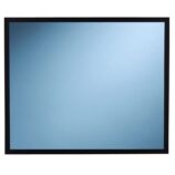 Lustro w ramie metalowej - czarnej MERIDA STELLA BLACK LINE, 50 x 60 cm