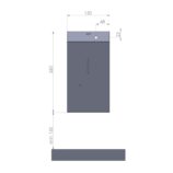 Bezdotykowy automatyczny dozownik mydła w pianie MERIDA STELLA AUTOMATIC GREEN LINE na jednorazowe wkłady 1000 g, zielony