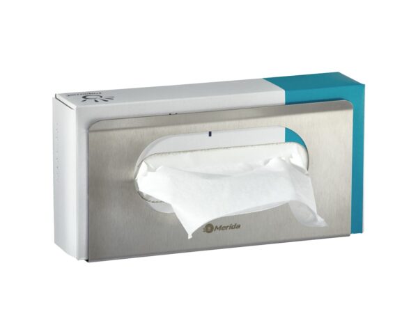 Uchwyt na kartonik z rękawiczkami lub chusteczkami MERIDA STELLA, stal matowa Uchwyt na kartonik z rękawiczkami lub chusteczkami MERIDA STELLA, stal matowa