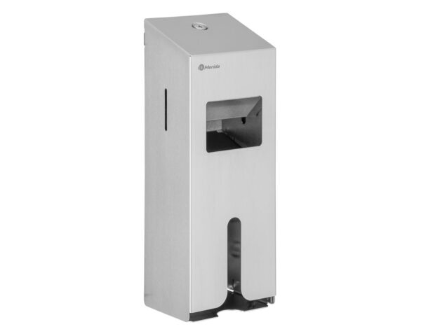 Pojemnik na tampony i podpaski MERIDA STELLA, stal matowa Pojemnik na tampony i podpaski MERIDA STELLA, stal matowa