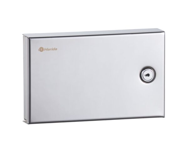 Pojemnik na rękawice foliowe MERIDA STELLA, stal polerowana Pojemnik na rękawice foliowe MERIDA STELLA, stal polerowana