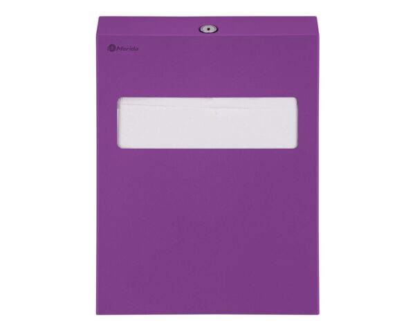 Pojemnik na podkładki na deskę sedesową MERIDA STELLA VIOLET LINE, fioletowy Pojemnik na podkładki na deskę sedesową MERIDA STELLA VIOLET LINE, fioletowy