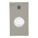 Pojemnik na torebki higieniczne MERIDA STELLA STONE GREY LINE, szary kamienny