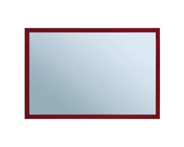 Lustro w ramie metalowej - czerwonej MERIDA STELLA RED LINE, 40 x 60 cm Lustro w ramie metalowej - czerwonej MERIDA STELLA RED LINE, 40 x 60 cm