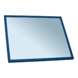 Lustro w ramie metalowej - niebieskiej MERIDA STELLA BLUE LINE, 50 x 60 cm