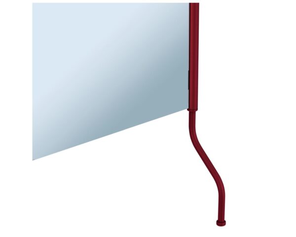 Lustro uchylne w oprawie czerwonej matowej z uchwytem ułatwiającym regulację kąta nachylenia MERIDA STELLA RED LINE, 50 x 60 cm Lustro uchylne w oprawie czerwonej matowej z uchwytem ułatwiającym regulację kąta nachylenia MERIDA STELLA RED LINE, 50 x 60 cm