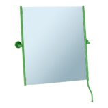 Lustro uchylne w oprawie zielonej matowej z uchwytem ułatwiającym regulację kąta nachylenia MERIDA STELLA GREEN LINE, 50 x 60 cm