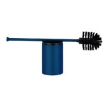 Szczotka do WC z uchwytem mocowanym do ściany, tuba krótka, MERIDA STELLA BLUE LINE, niebieska