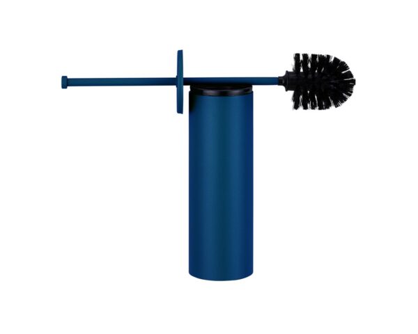 Szczotka do WC z uchwytem mocowanym do ściany, tuba z przykrywką, MERIDA STELLA BLUE LINE, niebieska Szczotka do WC z uchwytem mocowanym do ściany, tuba z przykrywką, MERIDA STELLA BLUE LINE, niebieska