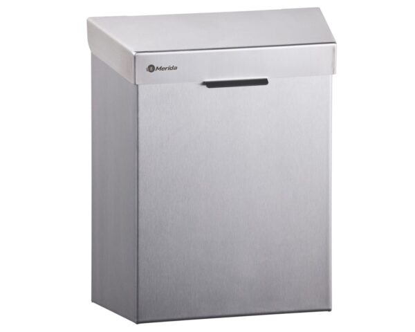 Kosz do damskich toalet MERIDA STELLA, pojemność 4,5 l, stal matowa Kosz do damskich toalet MERIDA STELLA, pojemność 4,5 l, stal matowa