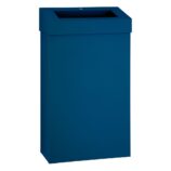 Kosz na odpady otwarty MERIDA STELLA SLIM BLUE LINE, pojemność 27 l, niebieski