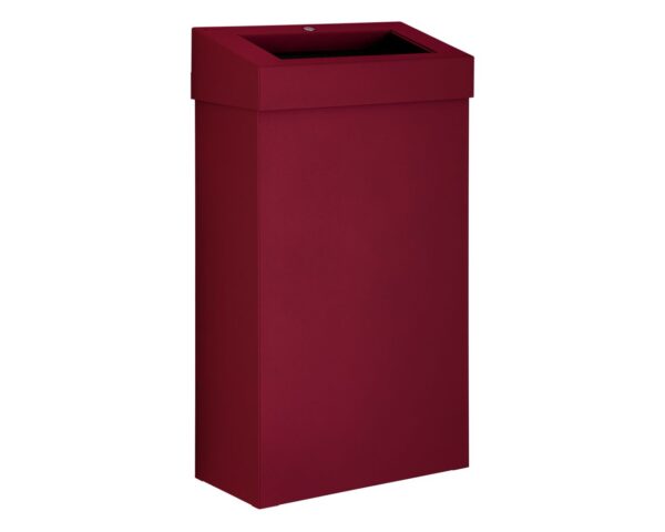 Kosz na odpady otwarty MERIDA STELLA SLIM RED LINE, pojemność 27 l, czerwony Kosz na odpady otwarty MERIDA STELLA SLIM RED LINE, pojemność 27 l, czerwony