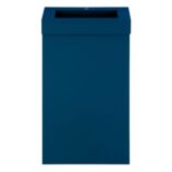 Kosz na odpady otwarty MERIDA STELLA SLIM BLUE LINE, pojemność 27 l, niebieski