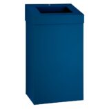 Kosz na odpady otwarty MERIDA STELLA BLUE LINE, pojemność 45 l, niebieski