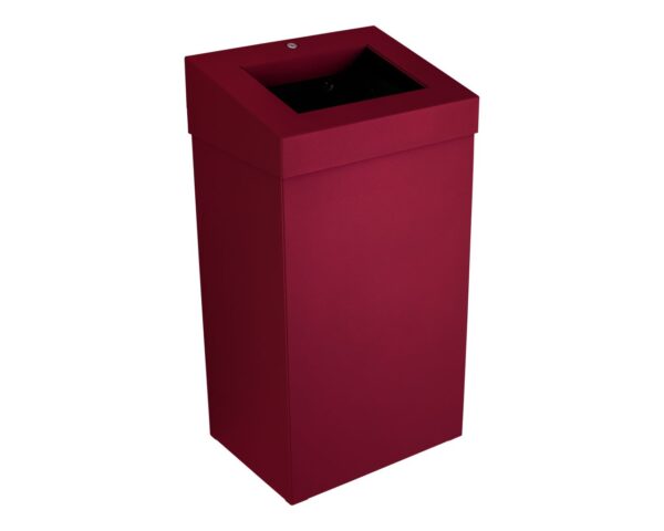 Kosz na odpady otwarty MERIDA STELLA RED LINE, pojemność 45 l, czerwony Kosz na odpady otwarty MERIDA STELLA RED LINE, pojemność 45 l, czerwony
