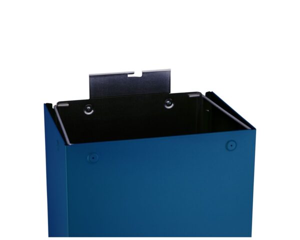 Kosz na odpady otwarty MERIDA STELLA BLUE LINE, pojemność 45 l, niebieski Kosz na odpady otwarty MERIDA STELLA BLUE LINE, pojemność 45 l, niebieski