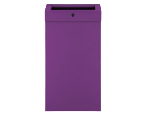 Kosz na odpady otwarty MERIDA STELLA SLIM VIOLET LINE COMBO, pojemność 15 l, fioletowy Kosz na odpady otwarty MERIDA STELLA SLIM VIOLET LINE COMBO, pojemność 15 l, fioletowy