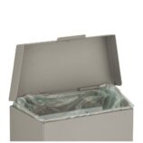 Kosz do damskich toalet MERIDA STELLA STONE GREY LINE 4,5 l, szary kamienny