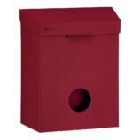 Kosz do damskich toalet MERIDA STELLA RED LINE z pojemnikiem na torebki higieniczne, pojemność 4,4 l, czerwony