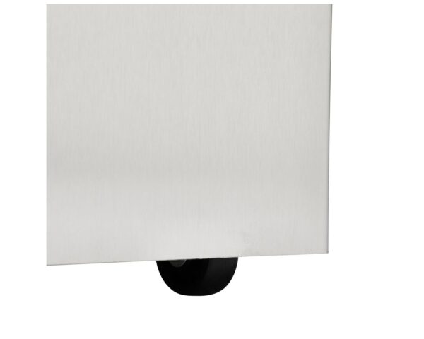 Kosz podblatowy na kółkach MERIDA STELLA, pojemność 60 l, stal matowa Kosz podblatowy na kółkach MERIDA STELLA, pojemność 60 l, stal matowa