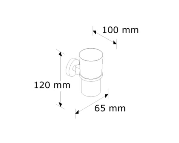 Uchwyt na jedną szklankę Uchwyt na jedną szklankę