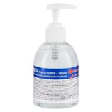 Płyn dezynfekcyjny o zapachu róży MERIDA POLANA LUX DDR+ LIQUID do higienicznej dezynfekcji rąk, butelka 300 ml z pompką