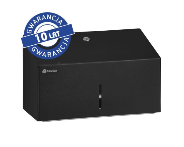 Pojemnik na ręczniki składane MERIDA STELLA BLACK LINE MINI, czarny