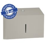 Pojemnik na ręczniki składane MERIDA STELLA SLIM STONE GREY LINE MINI, szary kamienny