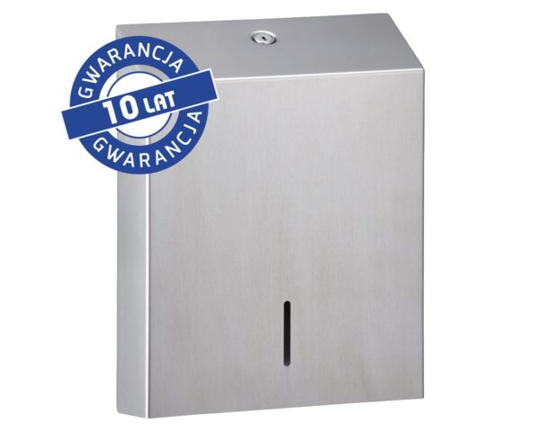 Pojemnik na ręczniki składane MERIDA STELLA SLIM MAXI, stal matowa