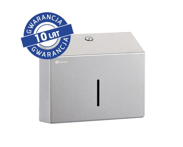 Pojemnik na ręczniki składane MERIDA STELLA SLIM MINI, stal matowa