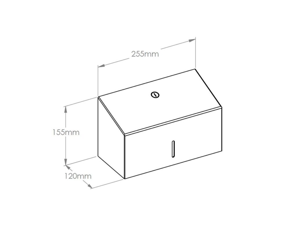 Pojemnik na ręczniki składane MERIDA STELLA GREEN LINE MINI, zielony