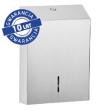 Pojemnik na ręczniki składane MERIDA STELLA SLIM MAXI, stal polerowana